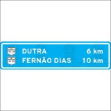 Dutra 6 km / Fernão Dias 10 km 